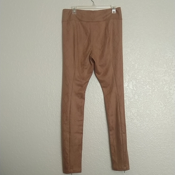 good american snake front zip bottom zip skinny stretchy pants sz Xl - Picture 7 of 9